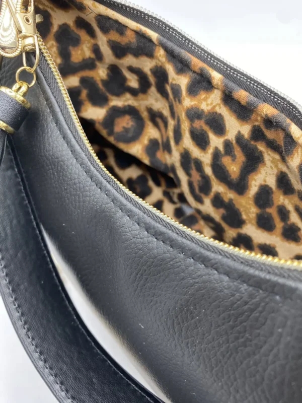 SAC BAGUETTE SIMILI CUIR NOIR