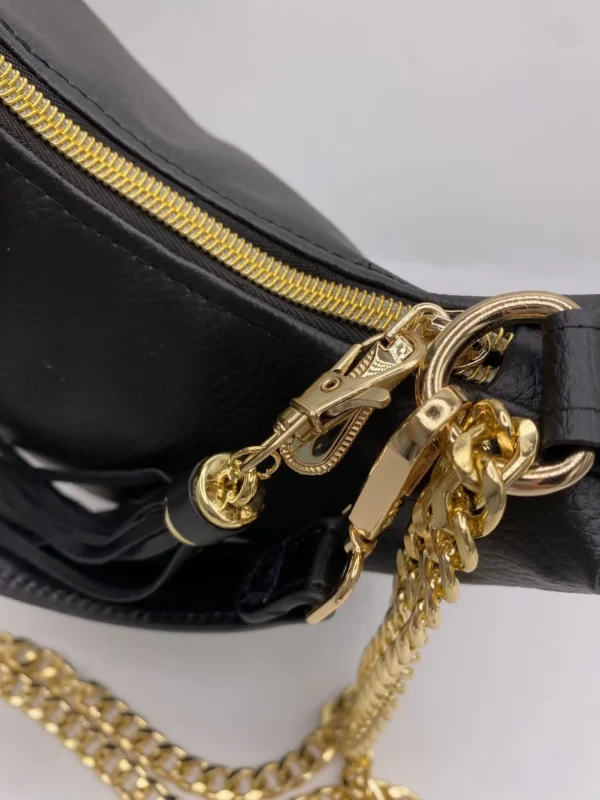 SAC BAGUETTE SIMILI CUIR NOIR