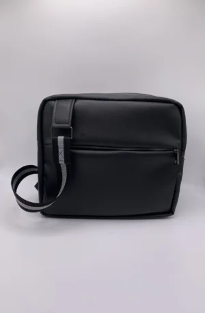 SACOCHE DENIS SIMILI CUIR NOIR