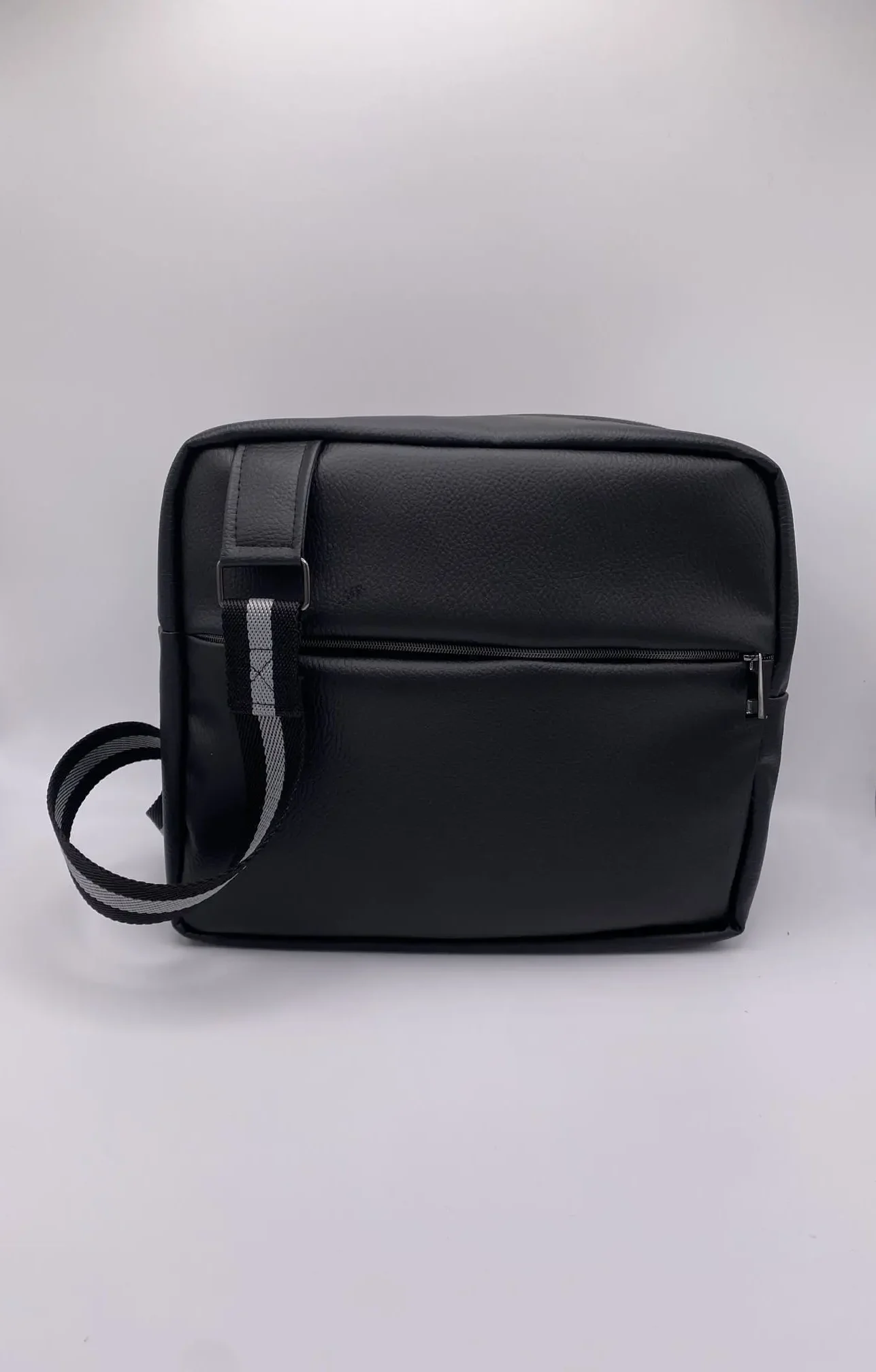SACOCHE DENIS SIMILI CUIR NOIR