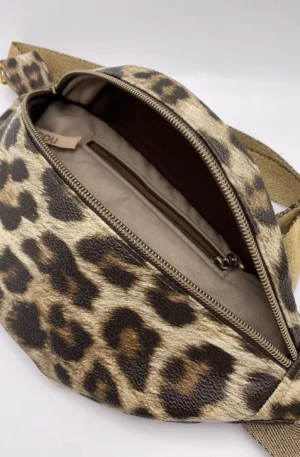 BANANE SIMLI LEOPARD ET POCHE ZIPPEE INTERIEURE