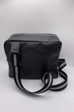 SACOCHE DENIS SIMILI CUIR NOIR