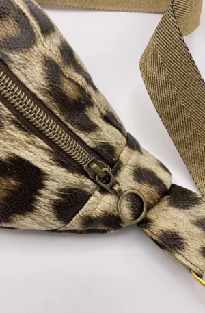 BANANE SIMLI LEOPARD ET POCHE ZIPPEE INTERIEURE
