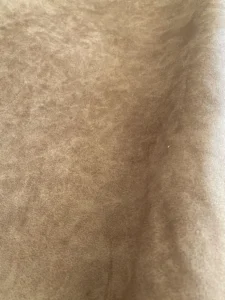 TISSU POLYESTER EFFET SUEDINE, DAIM MARRON