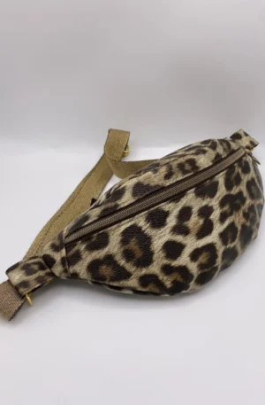 BANANE SIMLI LEOPARD ET POCHE ZIPPEE INTERIEURE