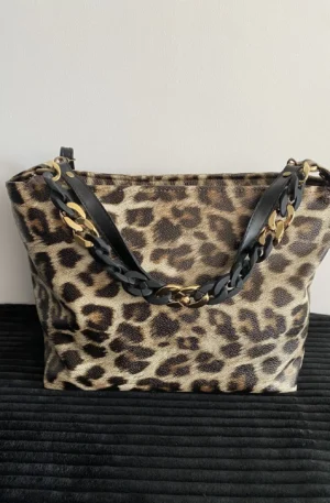 SAC MODELE TRANQUILLE LEOPARD + POCHE EXTERIEURE