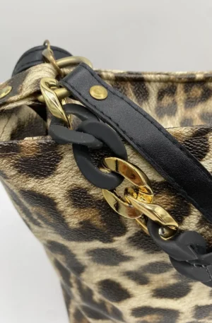 SAC MODELE TRANQUILLE LEOPARD + POCHE EXTERIEURE