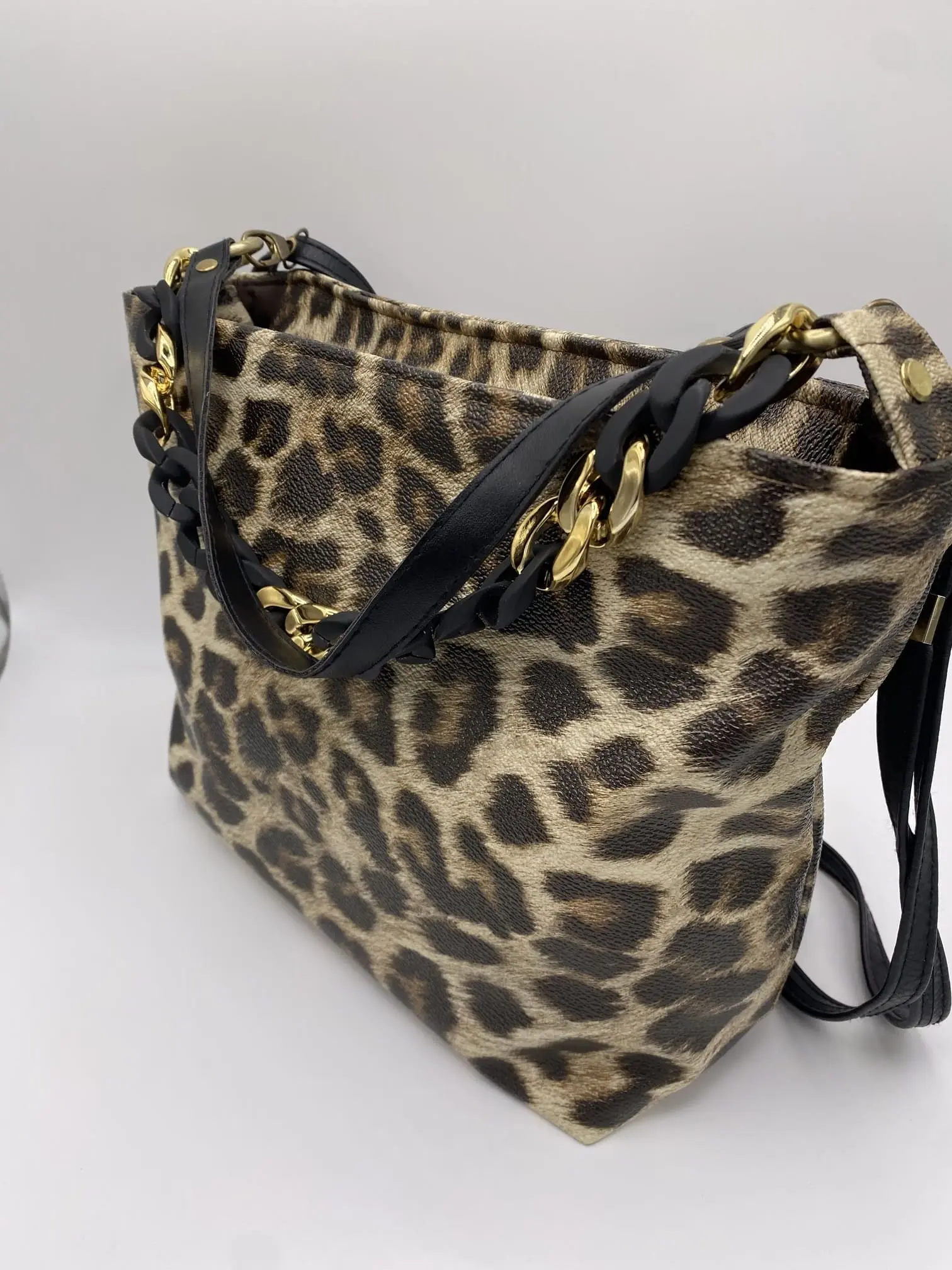 SAC MODELE TRANQUILLE LEOPARD + POCHE EXTERIEURE