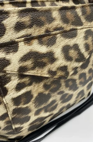 SAC MODELE TRANQUILLE LEOPARD + POCHE EXTERIEURE