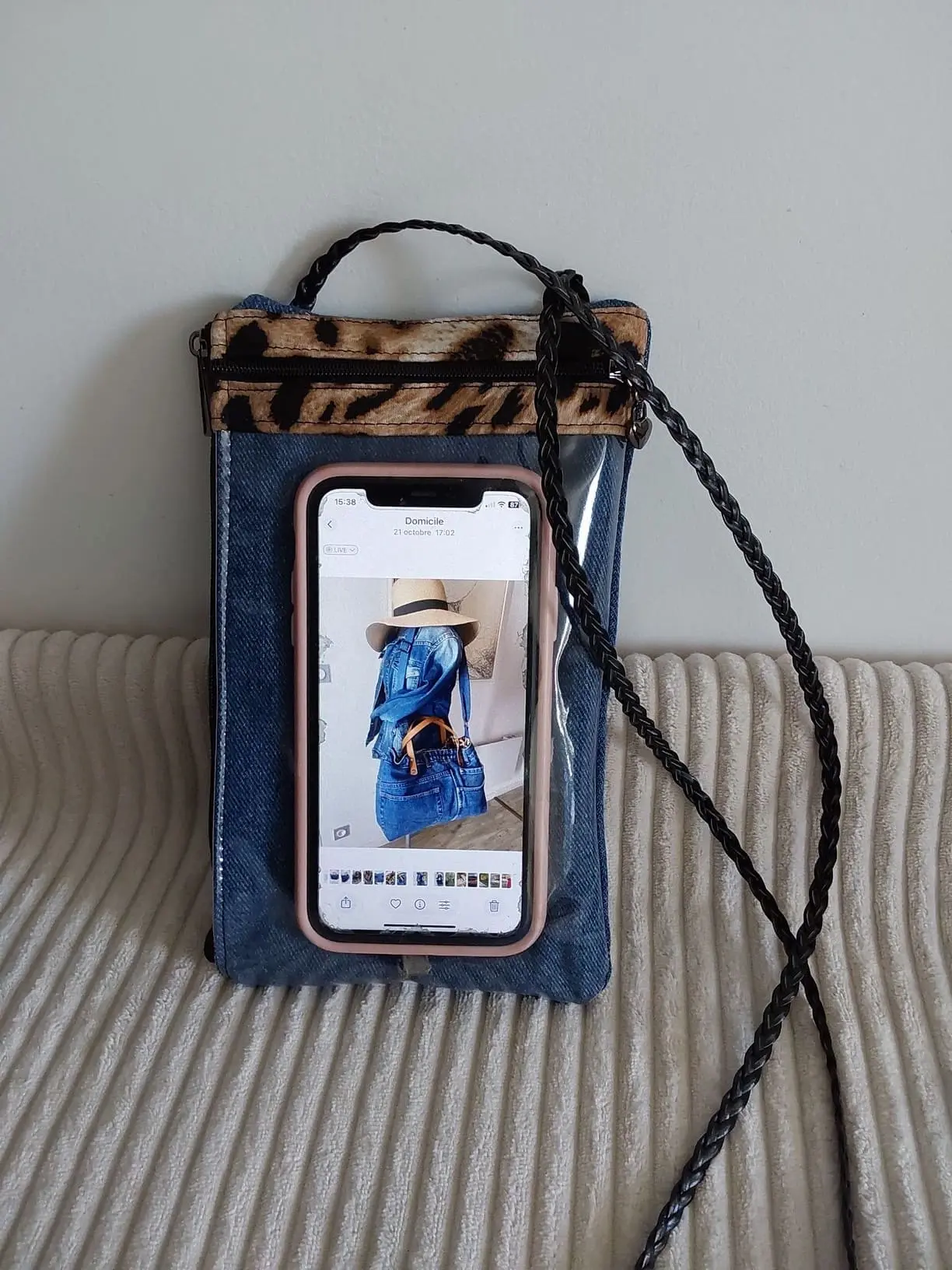 POCHETTE TELEPHONE EN JEAN