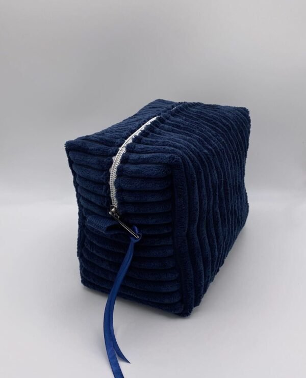 MODELE GRANDE TROUSSE VELOURS COTES 1CM DOUBL2E COTON FLEURI