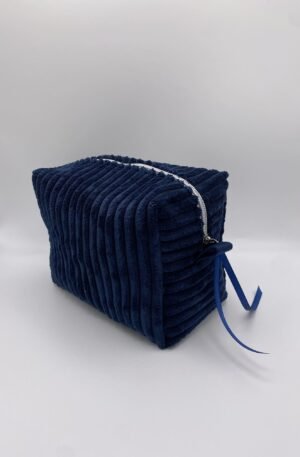 MODELE GRANDE TROUSSE VELOURS COTES 1CM DOUBL2E COTON FLEURI