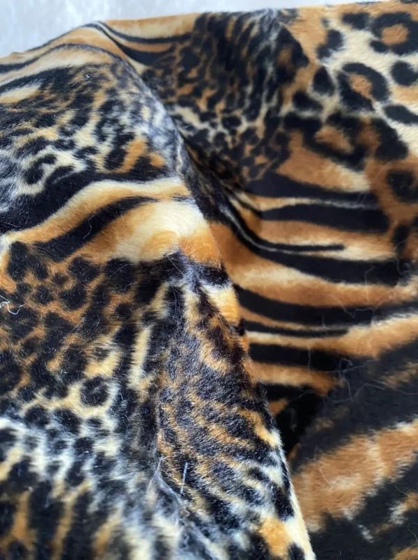 Sac Demi-lune fausse fourrure jungle