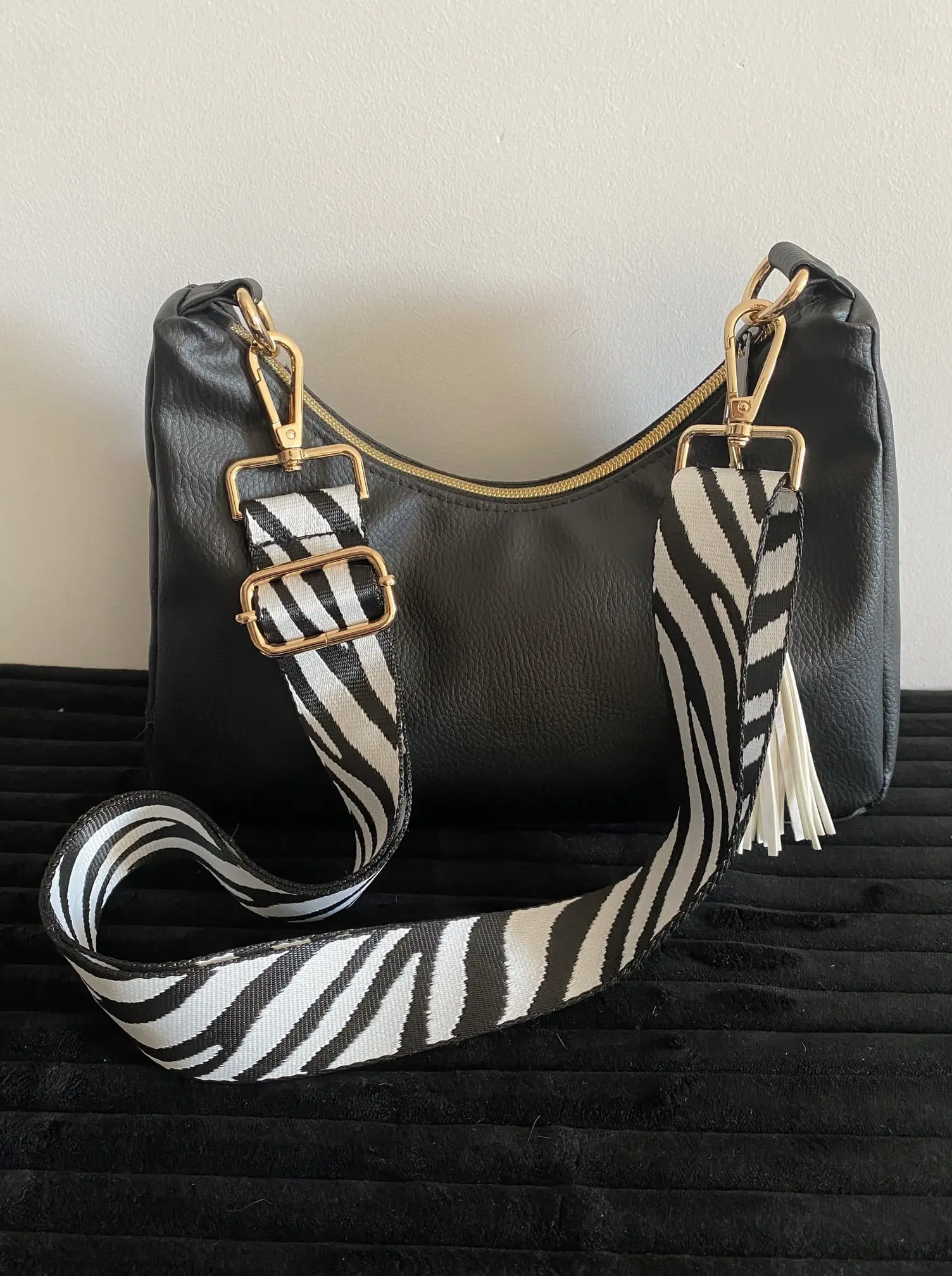 SAC PRINCESSE SIMILI CUIR NOIR