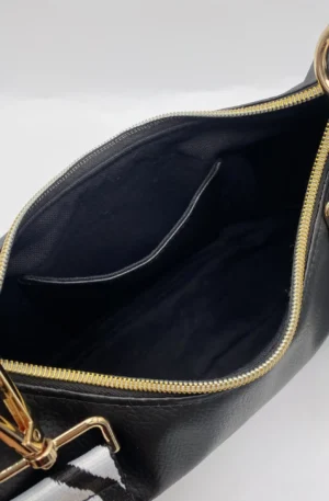 SAC PRINCESSE SIMILI CUIR NOIR