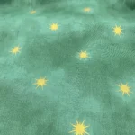 CRETONNE ECLAT OR TEXTURE VERT