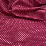 CRETONNE MINI POIS OR ROUGE