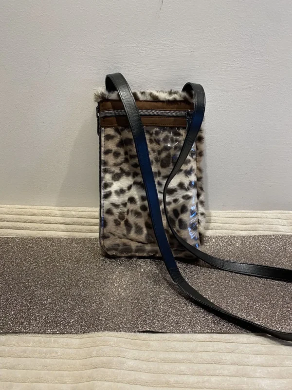 POCHETTE TELEPHONE PANTHERE DES NEIGES ANSE NOIRE