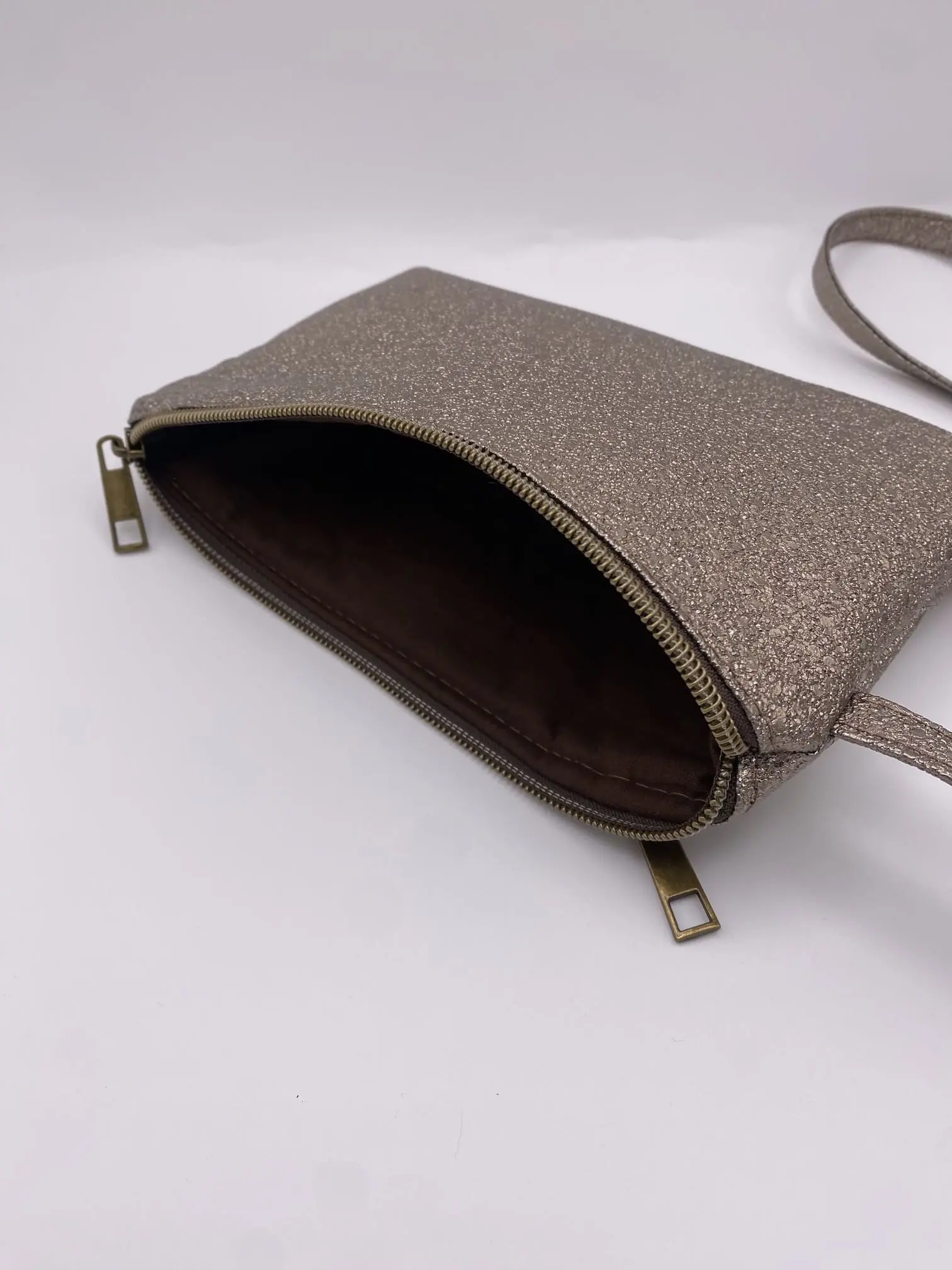 BRONZE SIMILI POCHETTE RANGEMENT TELEPHONE