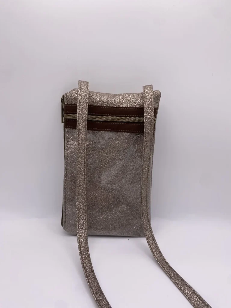 BRONZE SIMILI POCHETTE RANGEMENT TELEPHONE