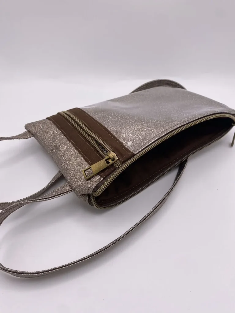 BRONZE SIMILI POCHETTE RANGEMENT TELEPHONE