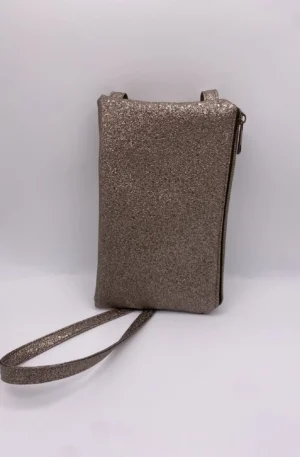 BRONZE SIMILI POCHETTE RANGEMENT TELEPHONE