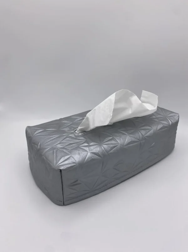 MOUCHOIRS SIMILI GRAPHIQUE GRIS ARGENT