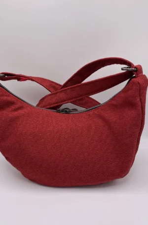 SAC DEMI LUNE MIEL ROUGE