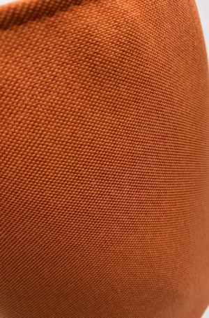 PANIERE TISSU AMEUBLEMENT ORANGE COTON CORAUX