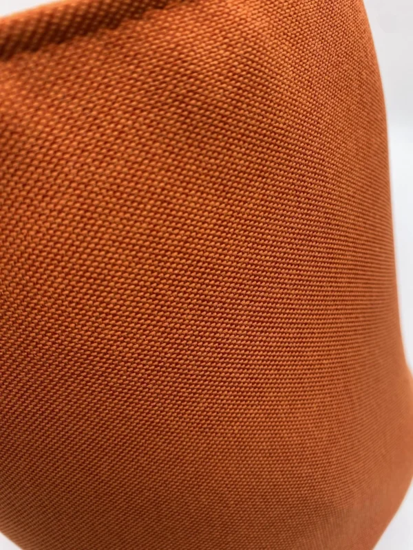 PANIERE TISSU AMEUBLEMENT ORANGE COTON CORAUX