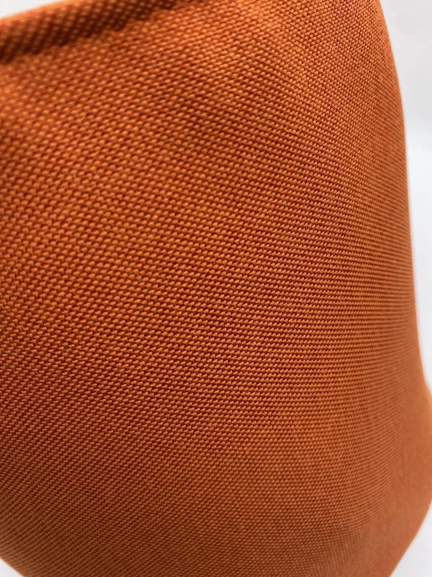 PANIERE TISSU AMEUBLEMENT ORANGE COTON CORAUX