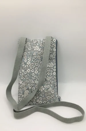 POCHETTE TELEPHONE gris bleu