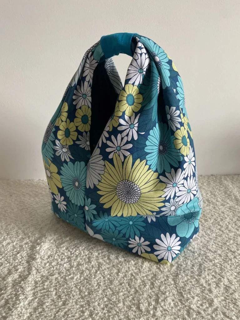 CECILIA FLEURS TURQUOISE PETROLE