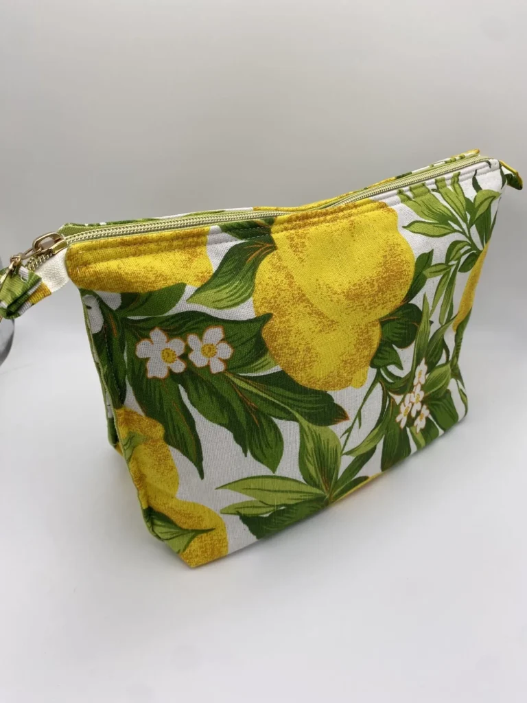 MODELE GRANDE TROUSSE KATIA CITRONS DOUBLE COTON