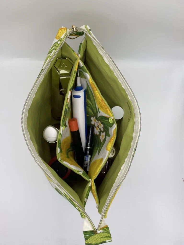 MODELE GRANDE TROUSSE KATIA CITRONS DOUBLE COTON