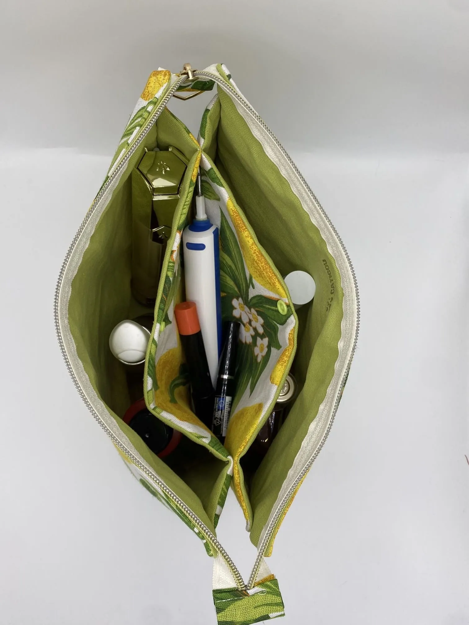 MODELE GRANDE TROUSSE KATIA CITRONS DOUBLE COTON