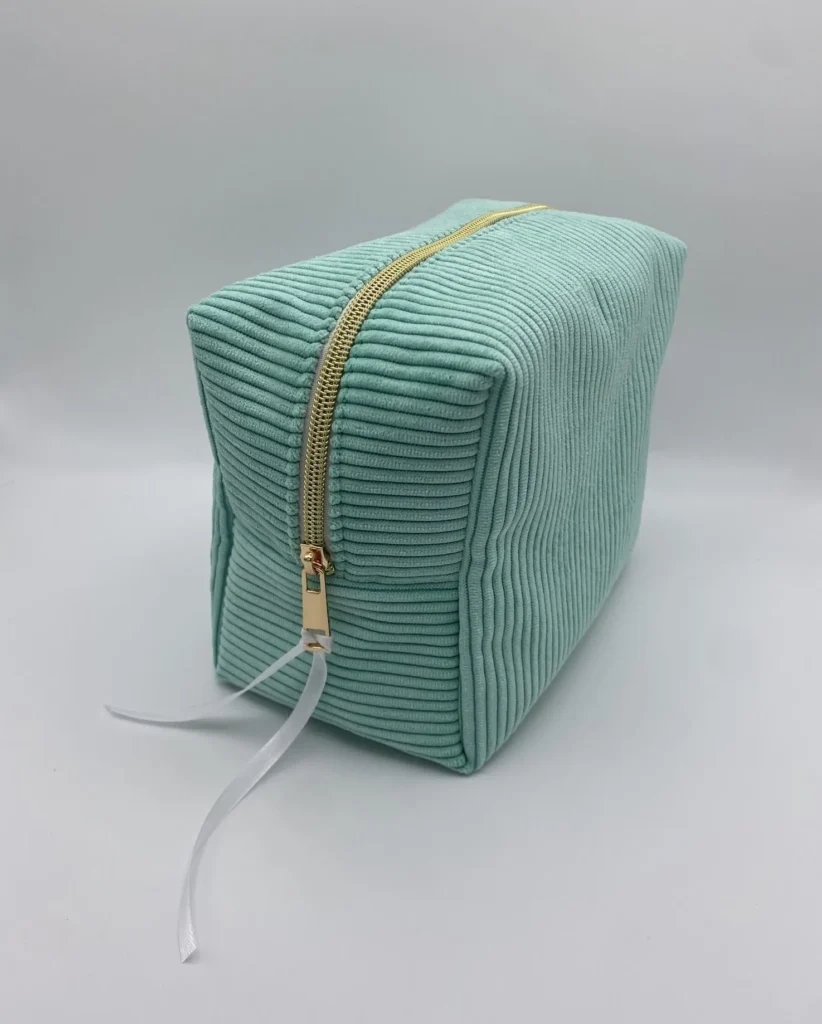 GRANDE TROUSSE VELOURS VERT FLUO