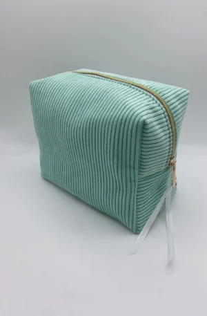 GRANDE TROUSSE VELOURS VERT FLUO