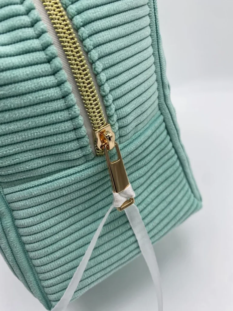 GRANDE TROUSSE VELOURS VERT FLUO