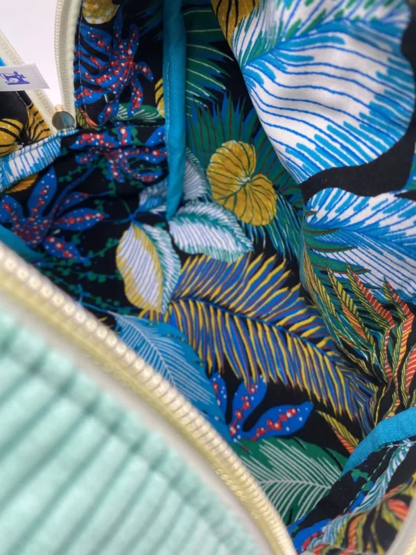 GRANDE TROUSSE VELOURS VERT FLUO