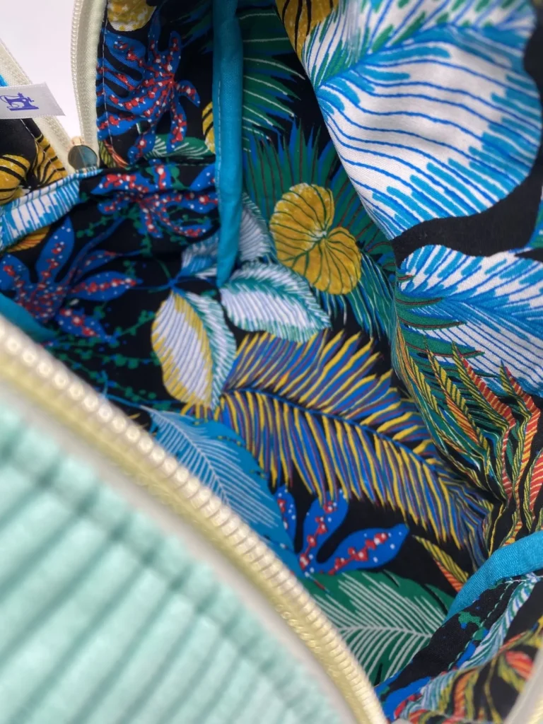 GRANDE TROUSSE VELOURS VERT FLUO