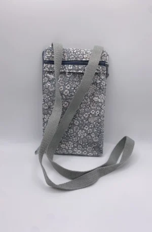 POCHETTE TELEPHONE gris bleu