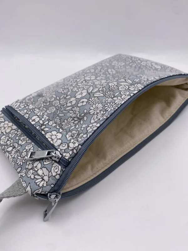 POCHETTE TELEPHONE gris bleu