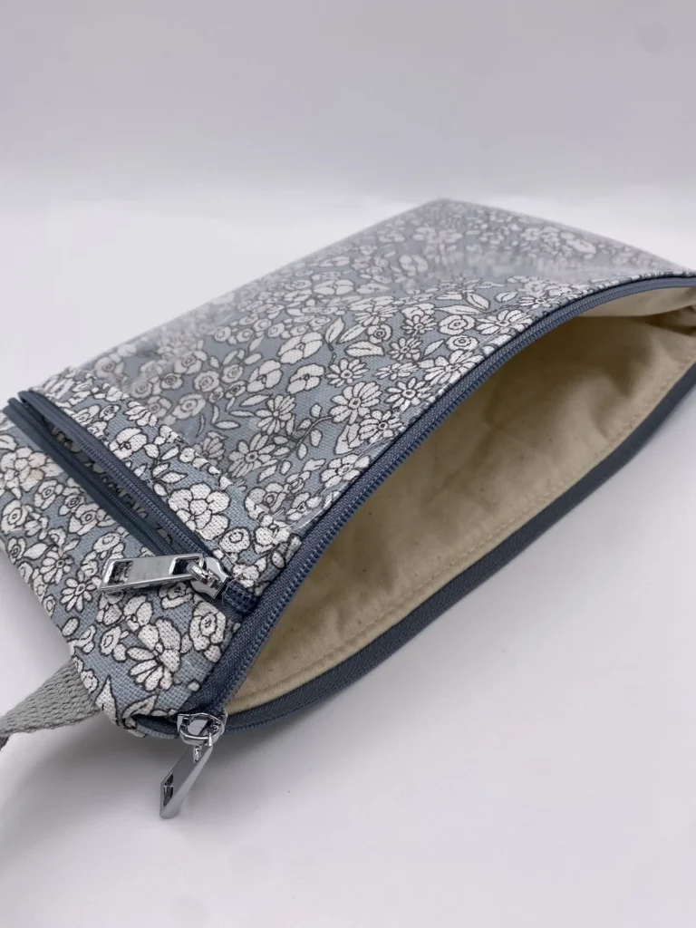 POCHETTE TELEPHONE gris bleu
