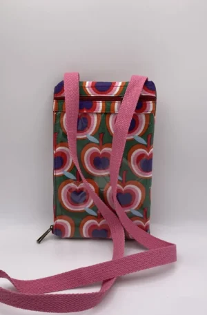 POCHETTE TEL TOILE DE COTON DEMI NATTEE POMMES