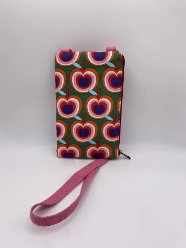 POCHETTE TEL TOILE DE COTON DEMI NATTEE POMMES