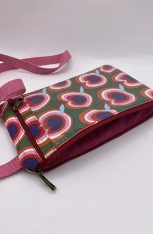 POCHETTE TEL TOILE DE COTON DEMI NATTEE POMMES