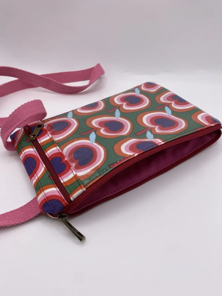 POCHETTE TEL TOILE DE COTON DEMI NATTEE POMMES