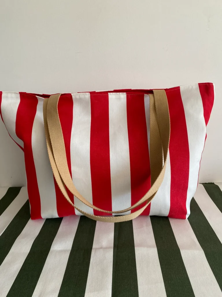 SAC SUNNY UNE POCHE RAYE ROUGE
