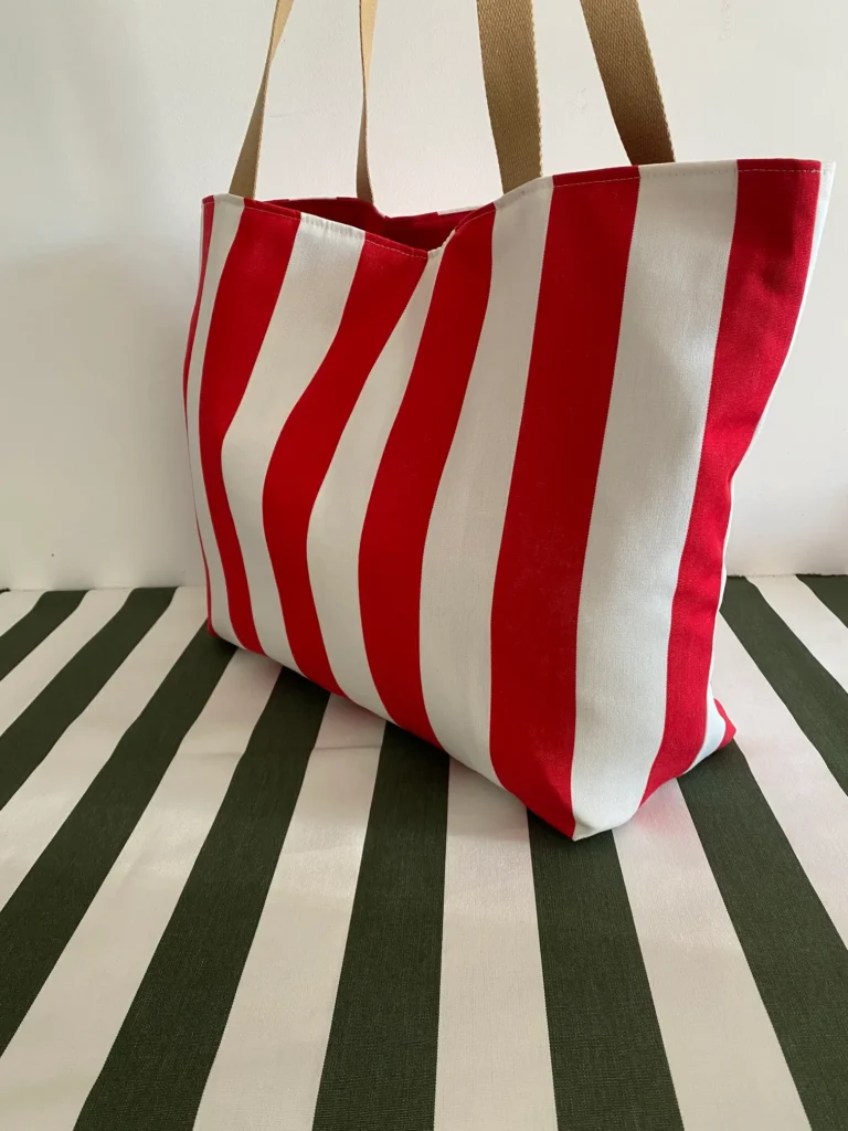 SAC SUNNY UNE POCHE RAYE ROUGE